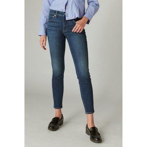 LUCKY BRAND Ava Mid Rise Skinny Dark Wash Ankle Jeans Womens 8/29